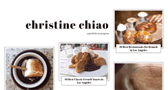 Desktop Screenshot of chrstnchiao.com