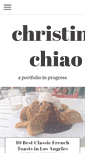 Mobile Screenshot of chrstnchiao.com